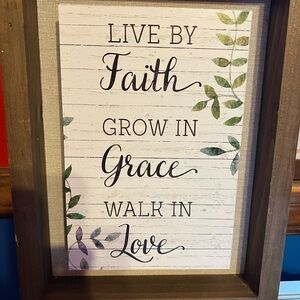 Rustic Brown Inspirational Wall Art